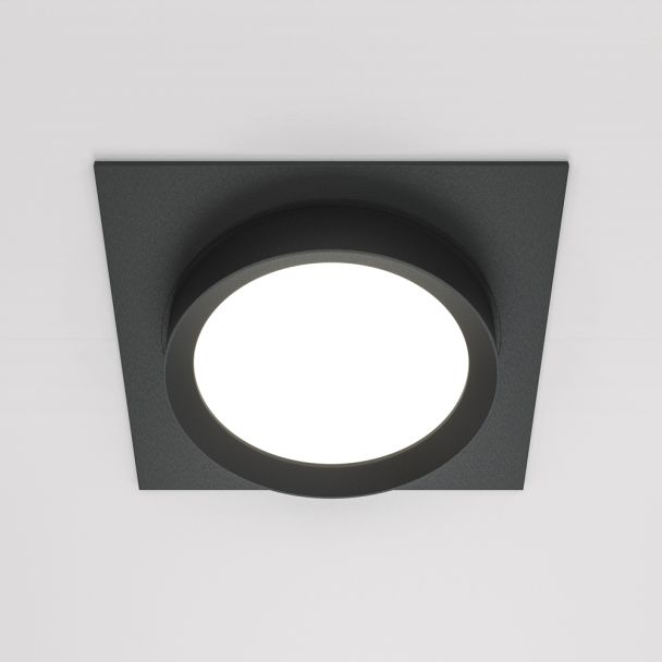 MAYTONI DL086-GX53-SQ-B Hoop Downlight czarny