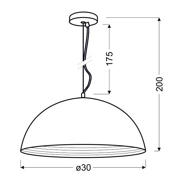 CANDELLUX 31-26361 DORADA ZWIS 30 1X60W E27 CHROM