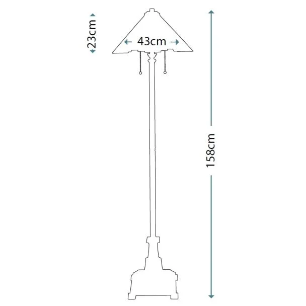 ELSTEAD INGLENOOK QZ/INGLENOOK/FL Floor Lamp