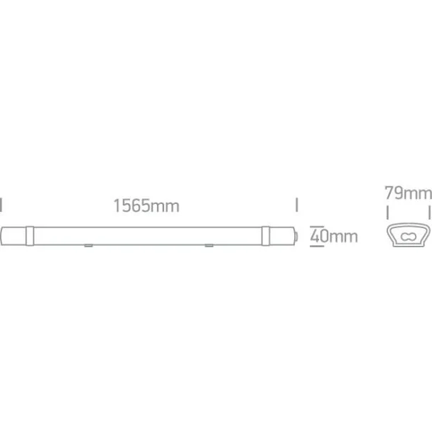 ONE LIGHT 38245LC/C Pisses 2 382454LC/C biała oprawa LED IP65 4000K 45W