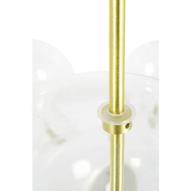 King Home XCP9148-3A Lampa wisząca CAPRI DISC 3 złota - 180 LED, aluminium, szkło