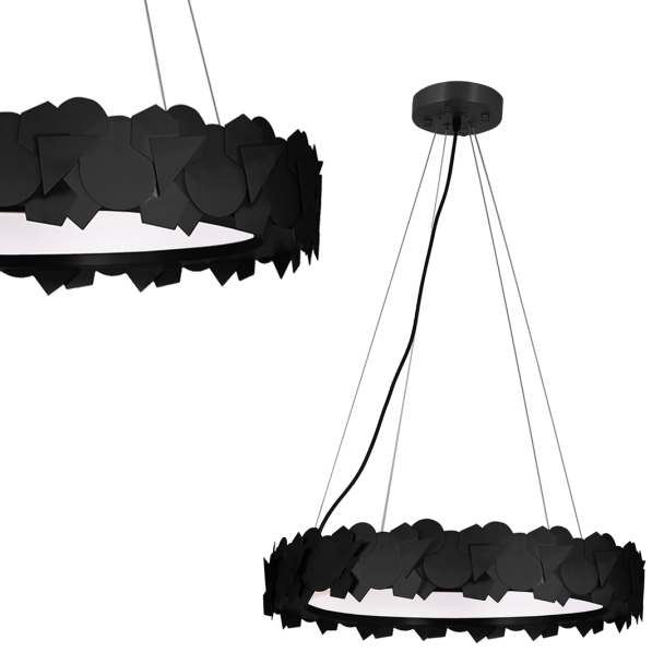 MILAGRO ML6157 Lampa wisząca SOHO BLACK 24W LED