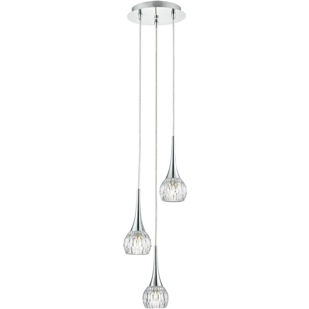 DAR LYA0350 LYALL 3LT PENDANT POL CHR