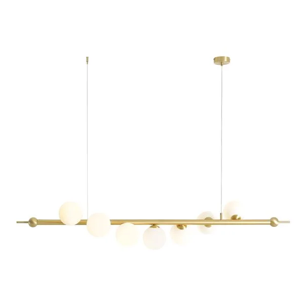 ALDEX 1115T40 LAMPA WISZĄCA WAVE 7 KOLOR MOSIĄDZ