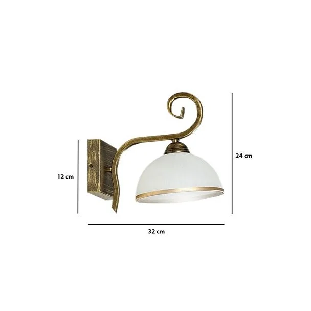 EMIBIG 149/K1 WIVARA K1 GOLD KINKIET