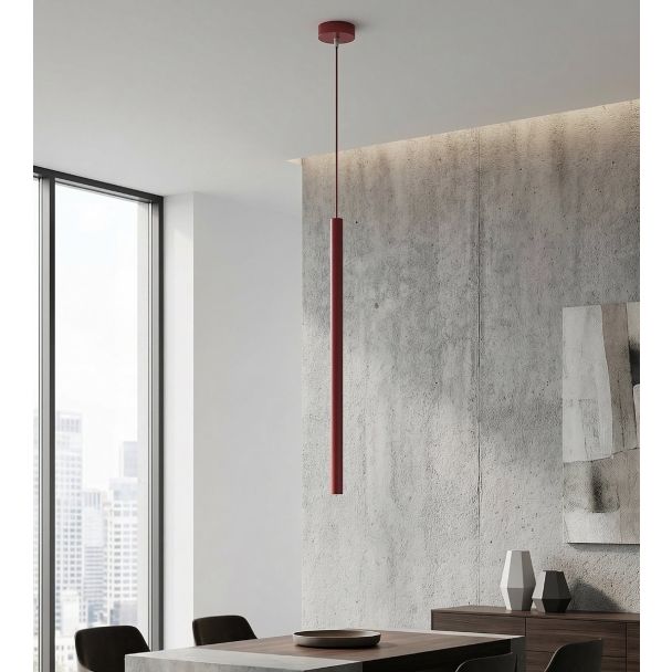 EMIBIG 1647/1 SELTER 1 BURGUNDY LAMPA WISZĄCA