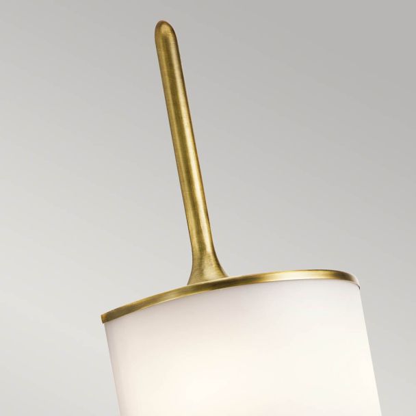 ELSTEAD Mona KL-MONA-L-NBR 2 Light Wall Light - Natural Brass