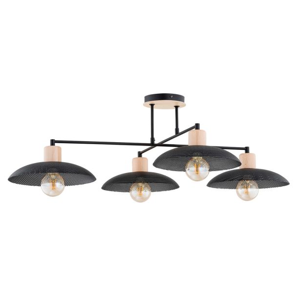 EMIBIG 1318/4 LAMPA SUFITOWA KOBE 4 BLACK