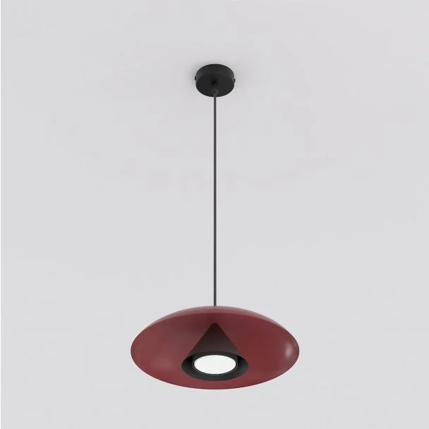EMIBIG 1622/6 BABEL 1 BURGUNDY BL LAMPA WISZĄCA