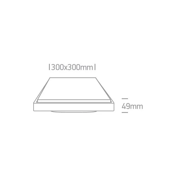 ONE LIGHT 67363A/W/W Stamata 2 biały plafon LED 3000K 30W IP54