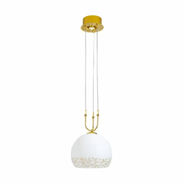 KOLARZ 0392.31+1M.3.LI.WA LUNA lampa wisząca złoto 24K