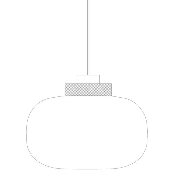 Step into Design 9969P/B amber Lampa wisząca BOOM LED bursztynowo złota 35 cm