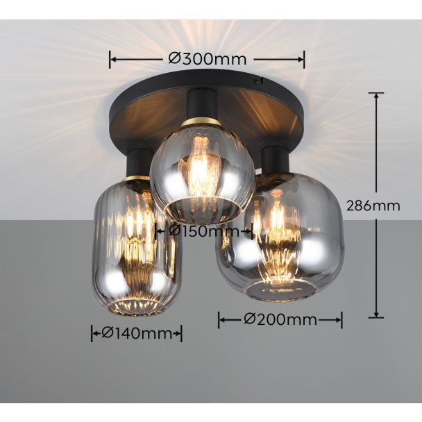 TRIO DIVA 619800332 lampa sufitowa
