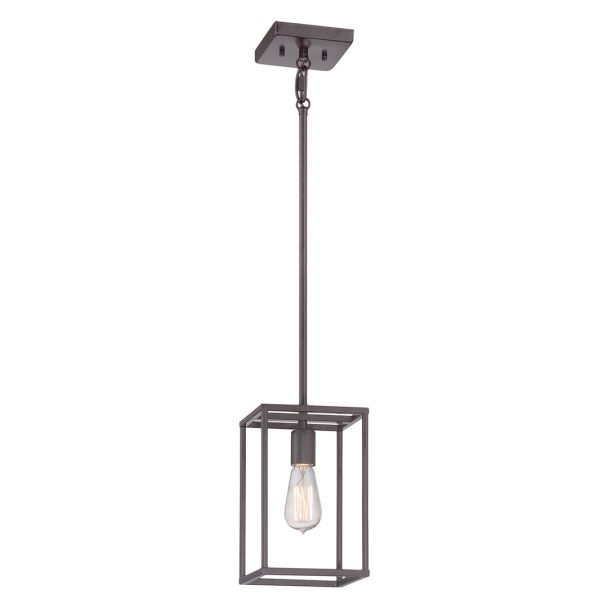 ELSTEAD New Harbor QZ-NEW-HARBOR-P 1 Light Mini Pendant