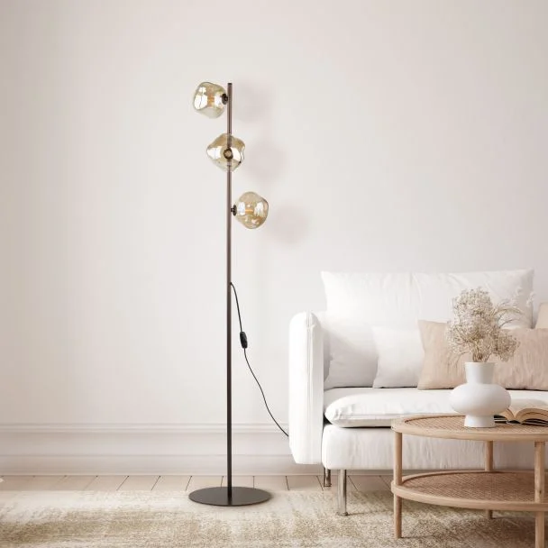 TK-LIGHTING 16150 LAVA BROWN LAMPA PODŁOGOWA 3XG9