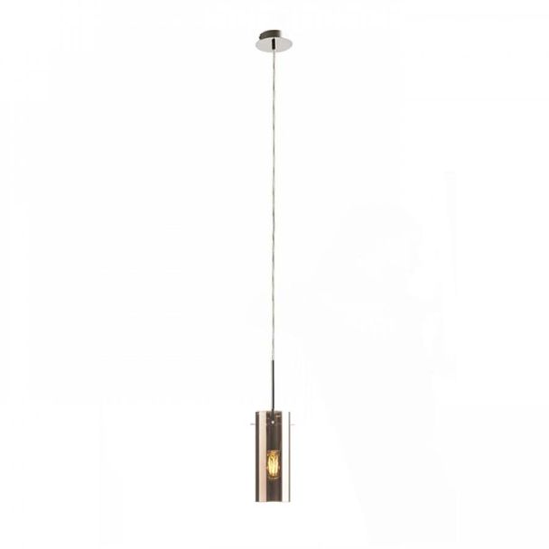 RENDL R10511 SANSSOUCI I wisząca szkło miedziane 230V E27 42W