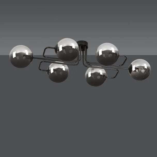 EMIBIG 832/6A LAMPA SUFITOWA BRENDI 6A BL GRAFIT