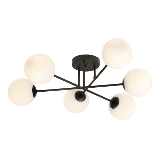 EMIBIG 1232/6 LAMPA SUFITOWA ROMA 6 BL OPAL