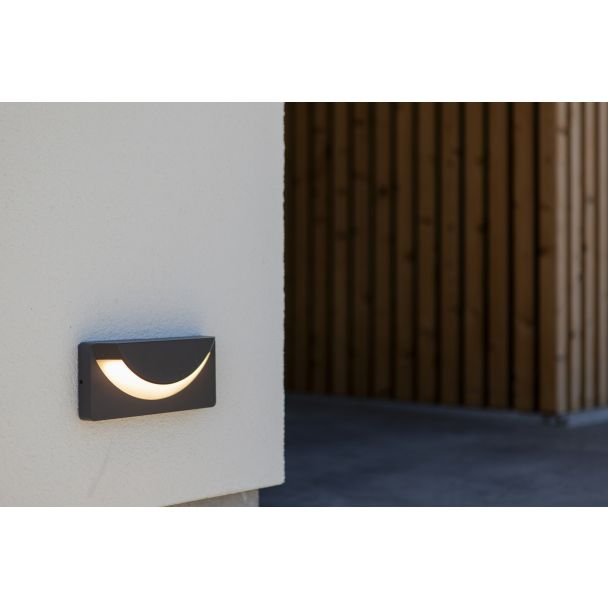 LUTEC LUPS 6402801118 LAMPA ZEWNĘTRZNA ŚCIENNA szary i odcienie szarości
