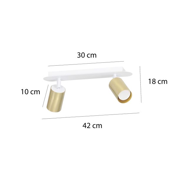 EMIBIG 623/2 ZEN 2 WHITE LAMPA SUFITOWA
