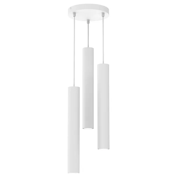 MILAGRO MLP8800 Lampa wisząca HUDSON WHITE 3xGU10