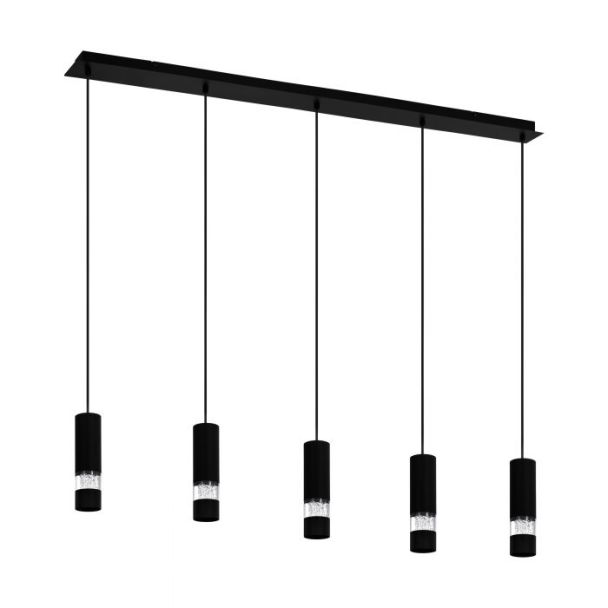 EGLO 39706 LAMPA BERNABETA OPRAWA WISZĄCA HL/5 GU10 SCHWARZ/KLAR BERNABETA