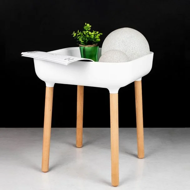 KING HOME KH010100928 Stolik BOWER biały