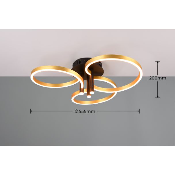 TRIO CARUSO 648110680 lampa sufitowa
