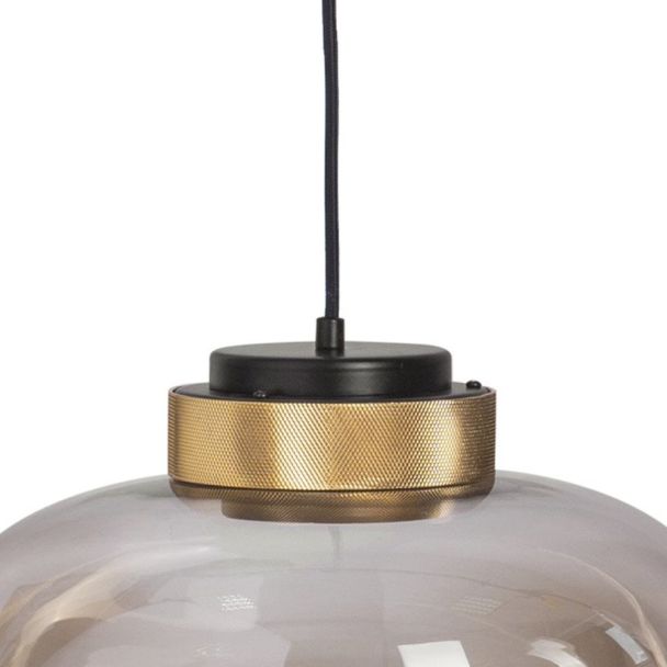 Step into Design 9969P/B amber Lampa wisząca BOOM LED bursztynowo złota 35 cm