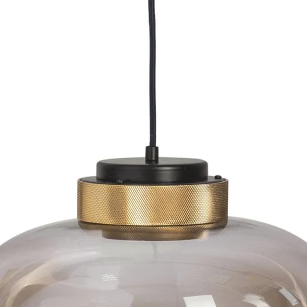 Step into Design 9969P/B amber Lampa wisząca BOOM LED bursztynowo złota 35 cm