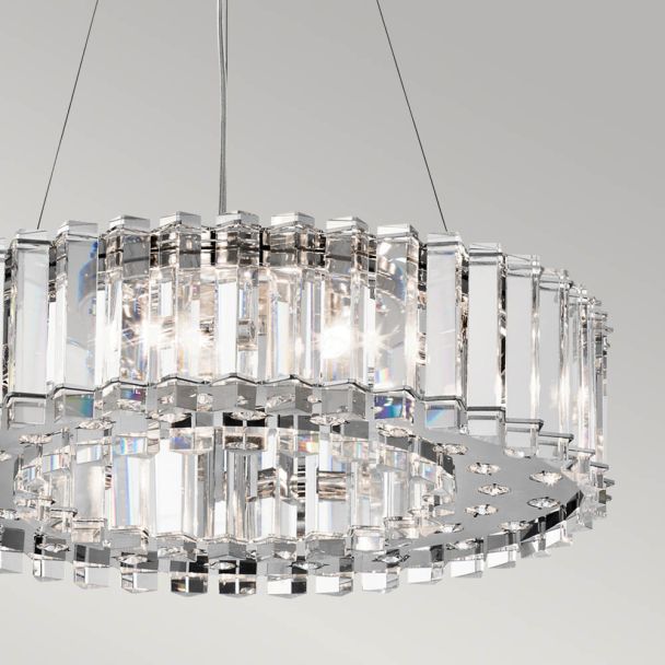 ELSTEAD Crystal Skye KL-CRYSTAL-SKYE8 8 Light Chandelier