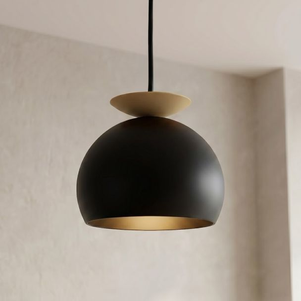 EMIBIG 1753/1 GEO 1 BLACK MOKKA Lampa wisząca