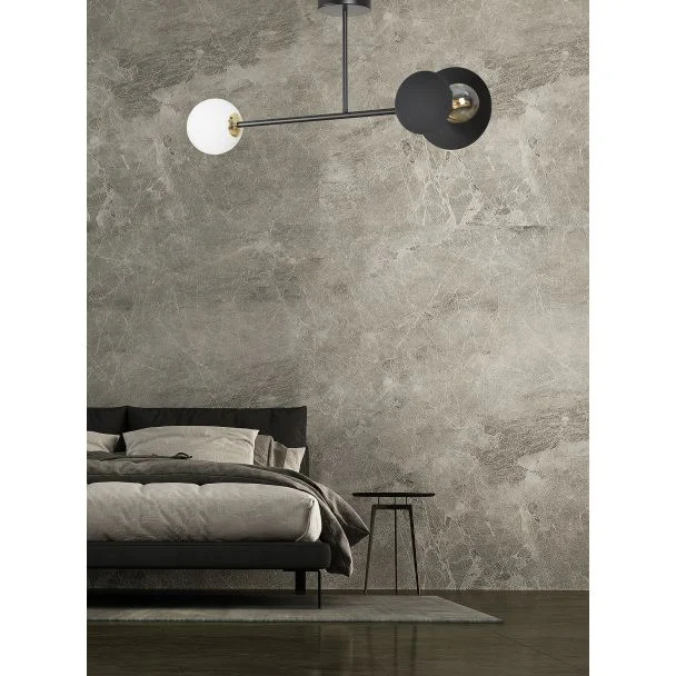 EMIBIG 612/2 MINERVA 2 BLACK LAMPA SUFITOWA