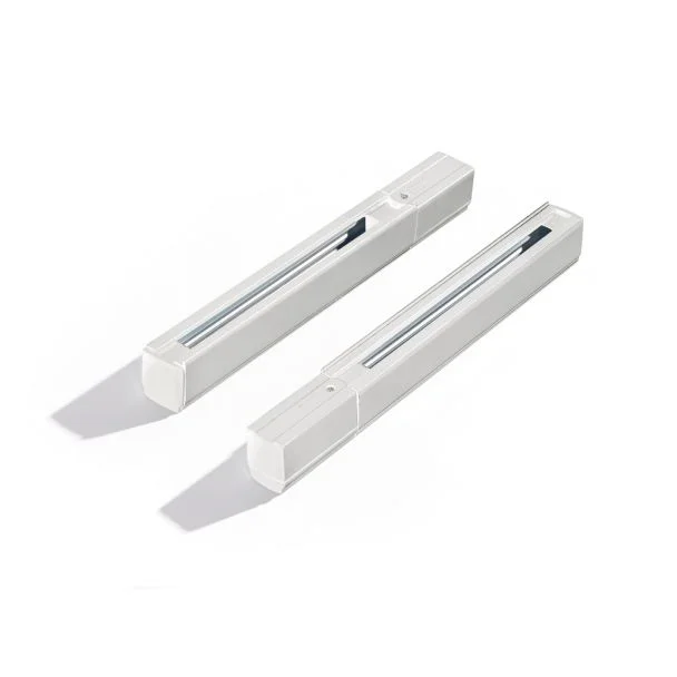 AZZARDO AZ2988 Track set 2m + End power + End Cap (white) szyna zasilanie zaślepka 3-fazowy