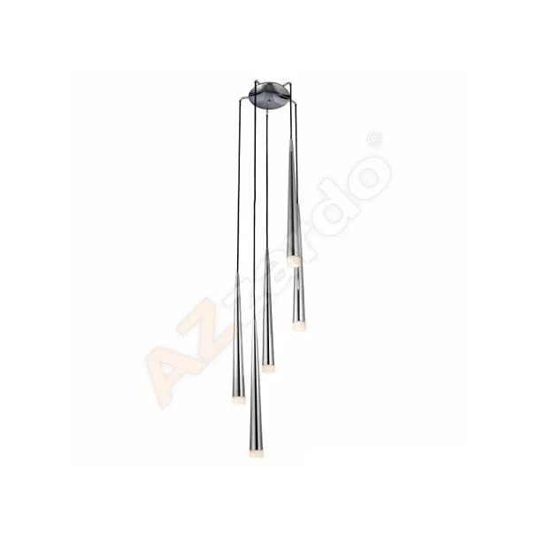 AZZARDO MD1220A-5-CH / AZ0134 Stylo 5 (chrome) Lampa wisząca
