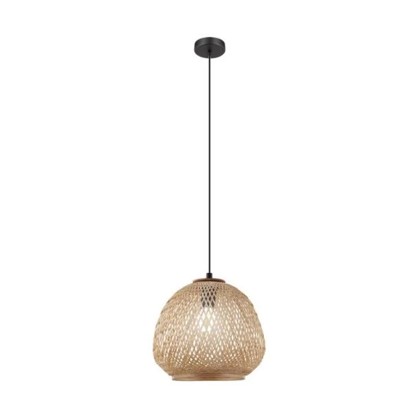 EGLO 43261 LAMPA DEMBLEBY OPRAWA WISZĄCA HL/1 E27 Ø320 NATUR/SCHWARZ DEMBLEBY