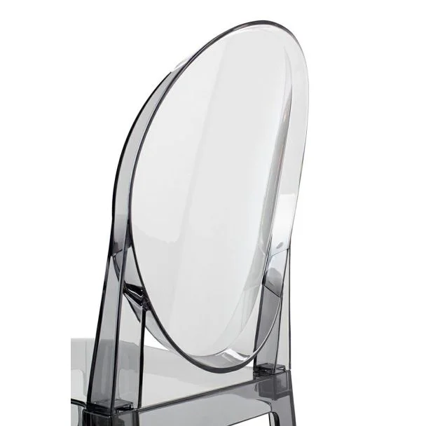 KING HOME KH010100226 Krzesło barowe VICTORIA 65 cm dymione - poliwęglan