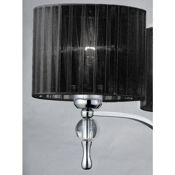 AZZARDO 1976-3P-BK / AZ0498 Impress 3 (black) Żyrandol