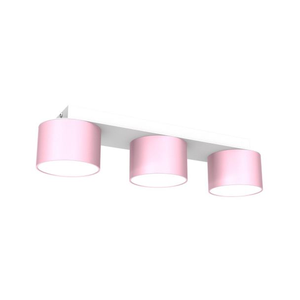MILAGRO MLP7555 Lampa sufitowa DIXIE Pink/White 3xGX53