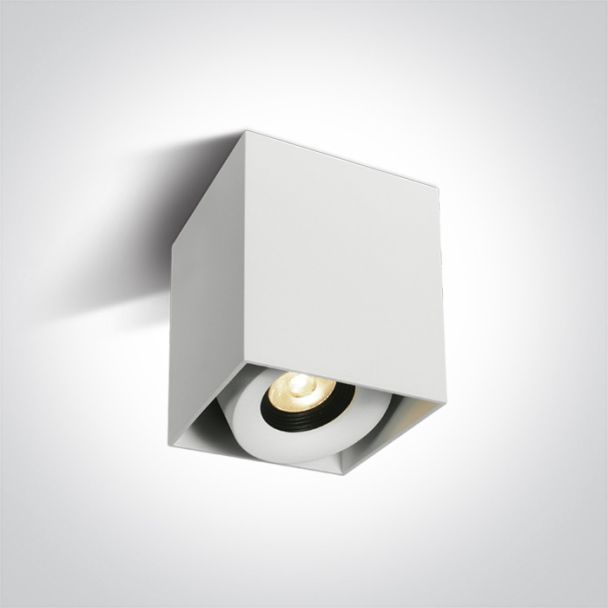ONE LIGHT 12108XA/W/W Samarina biały cylinder COB LED 3000K