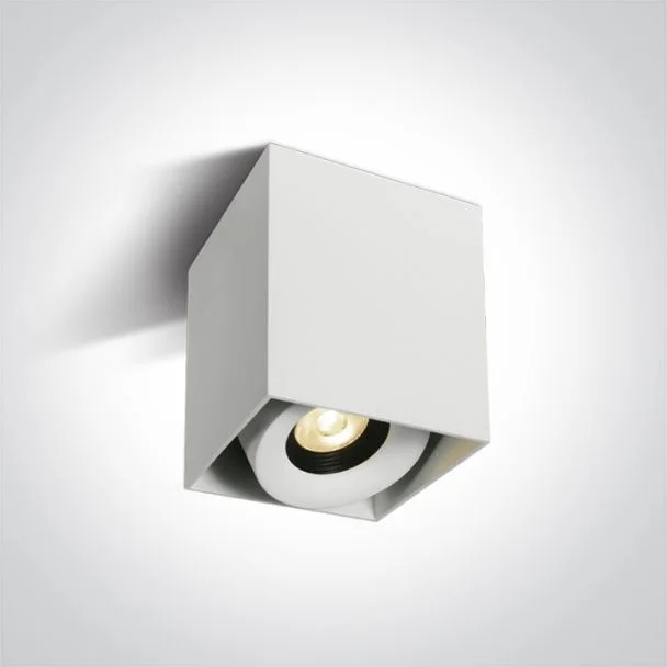 ONE LIGHT 12108XA/W/W Samarina biały cylinder COB LED 3000K