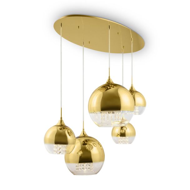 MAYTONI P140-PL-170-5-G Pendant Fermi Pendant Lamp Gold