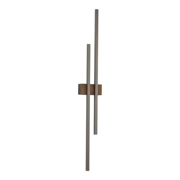 TK-LIGHTING 11406 FLASH NEW BROWN WOOD KINKIET 2 LED