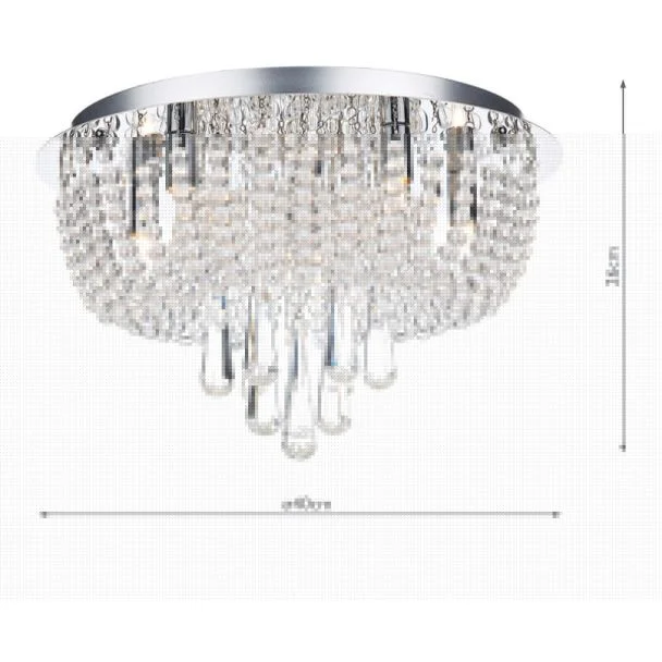 DAR SAI5450 SAIGON 5LT FLUSH POL CHR/CLEAR