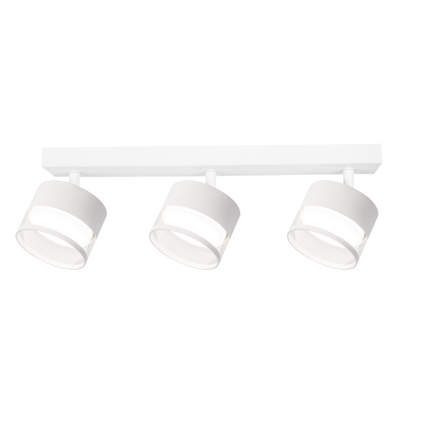 LIGHT PRESTIGE LP-6331/3WS TR/WH Spot Kendal 3 transparetny / biały GX53