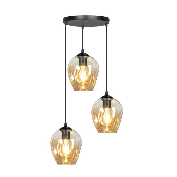 EMIBIG 681/3PREM LAMPA WISZĄCA ISTAR 3 BL PREMIUM MIODOWY