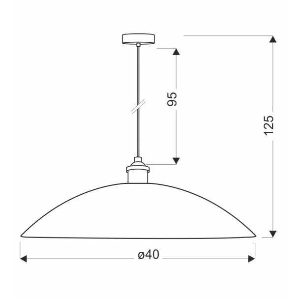 CANDELLUX 31-20611 DEXTER 3 LAMPA WISZĄCA MIEDZIANY 1X60W E27 KLOSZ BIAŁY