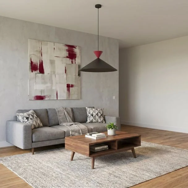 EMIBIG 1744/1L RALF 1L BL BURGUNDY Lampa wisząca