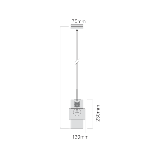 Light Prestige Miele LP-866/1P L SM/GD wisząca dymna długa