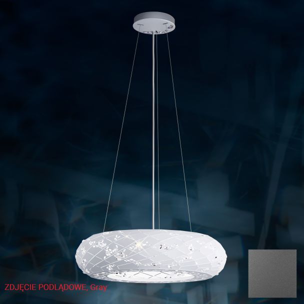 WYPRZEDAŻ SWAROVSKI APT700E-GY1S Apta Glimmer Gray - ciemny szary